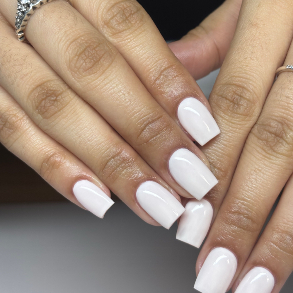 Acrylic Overlay- basic design at The Glam Squad Salon in Florence, KY