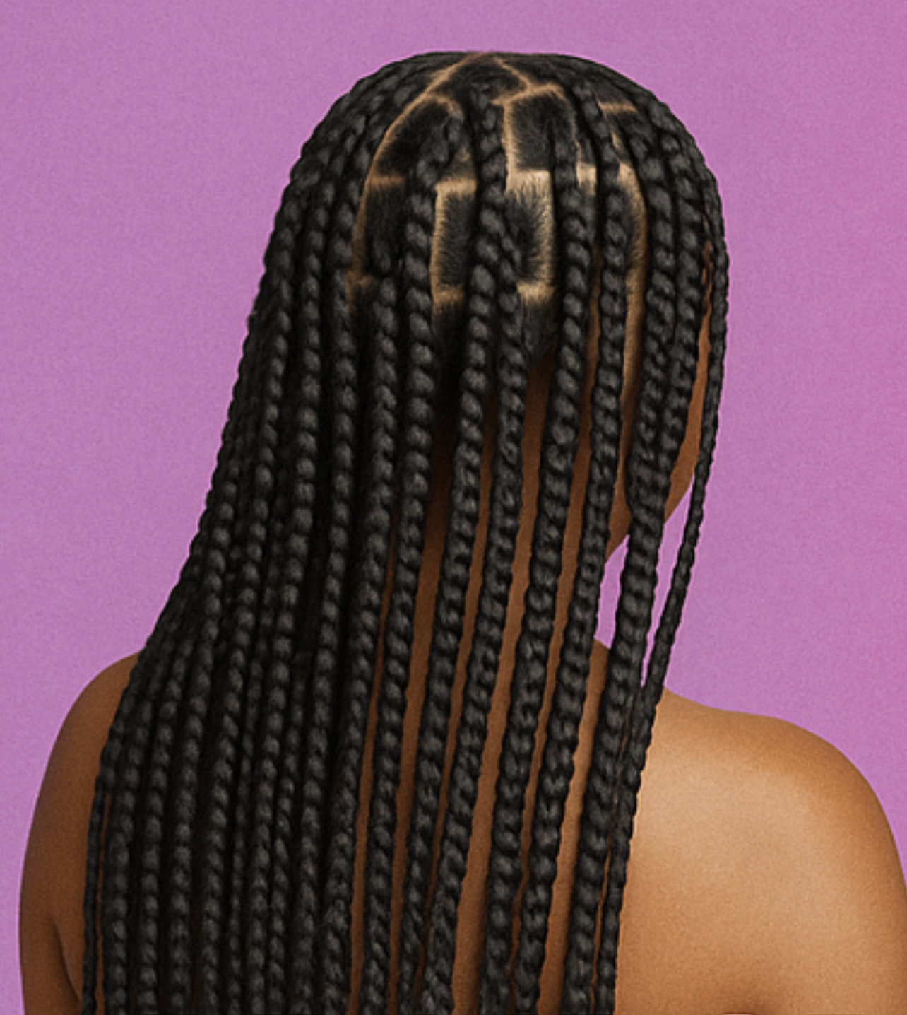 Mediun Knotless Braids
