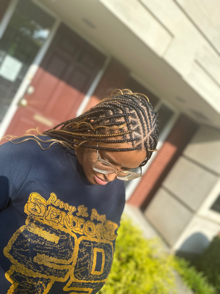 Tri-Tribal Braids BUTT LENGTH