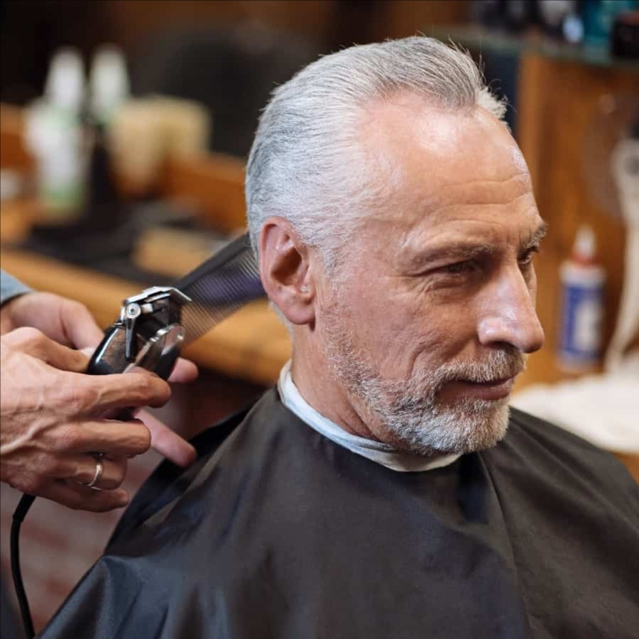 SENIOR & MILITARY HAIRCUT at Alexandra for Hair & Care in Canton, IL