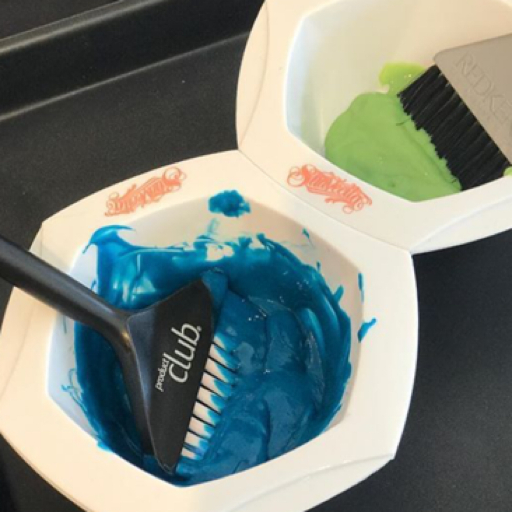 Vivid/Peek-a-boo colors at In The Chair With Kel in Rocky Mount, NC