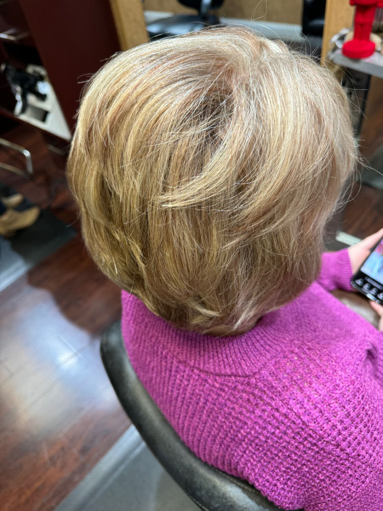 Women’s Shampoo Style Hair Cut