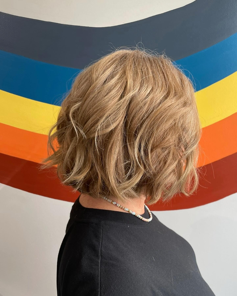 Medium-Long Haircut at North & South Styles by Bri in Wake Forest, NC