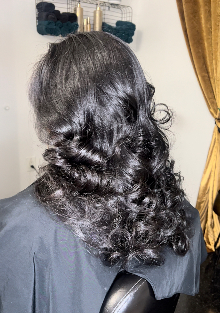 Full Service Silk Press | Curl
