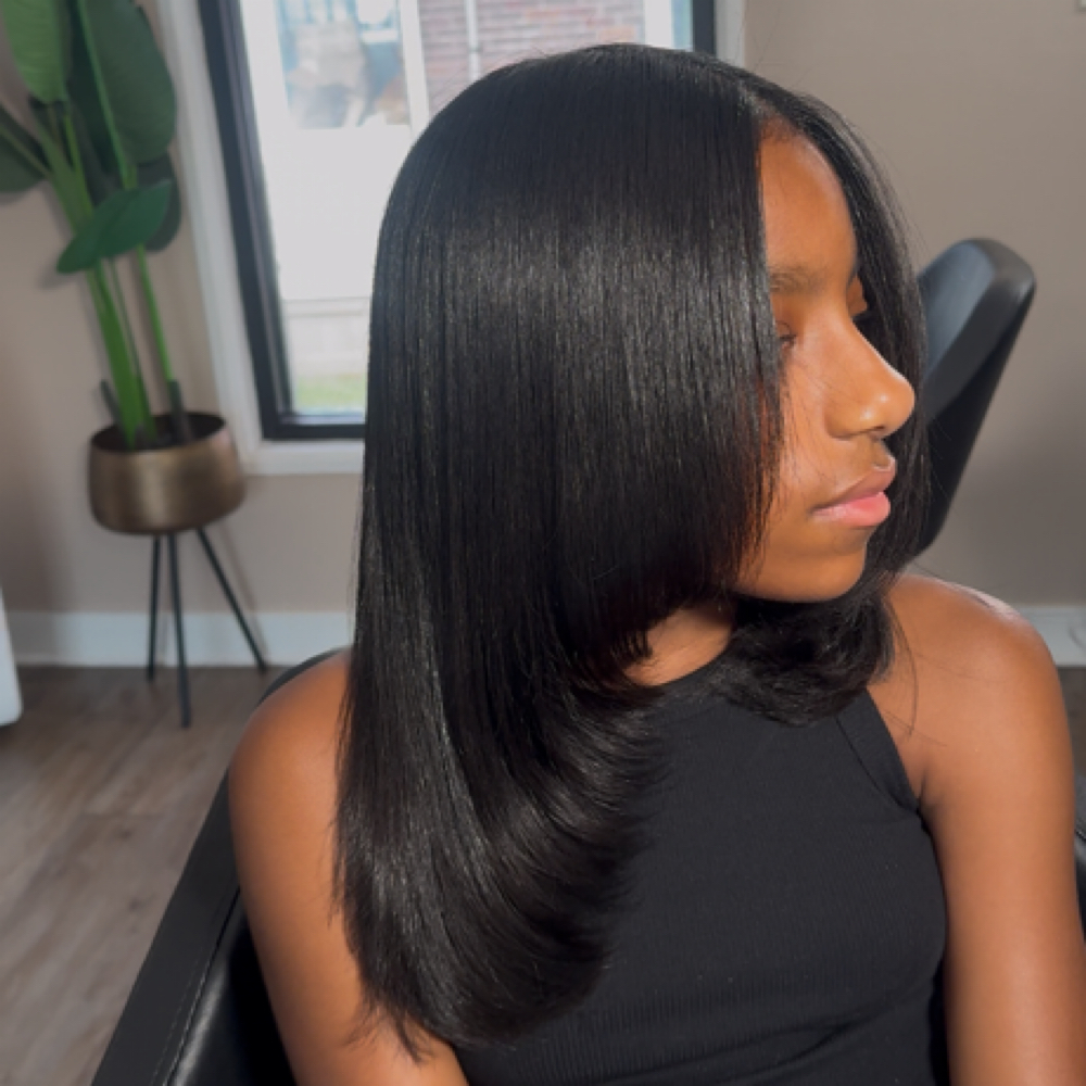 Full Service Silk Press | Curl at Hair Therapy in Wilmington, DE
