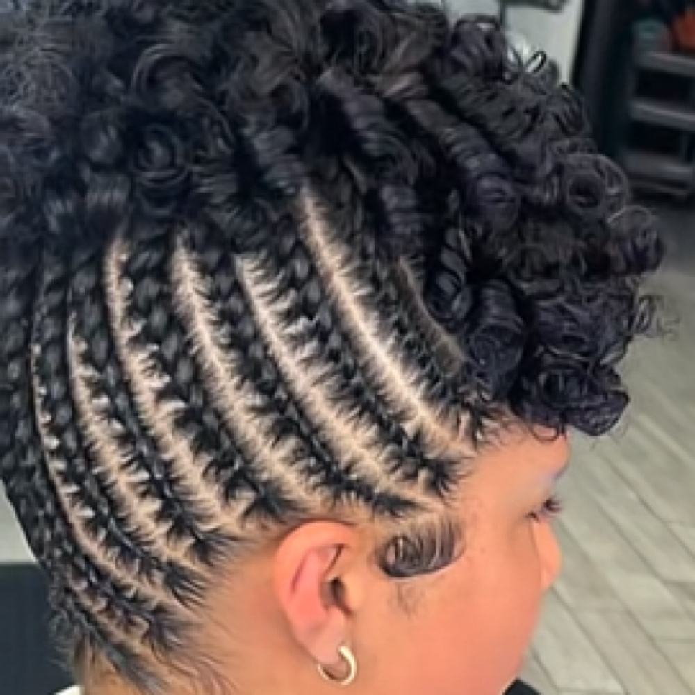 Luxury Natural Updo at SiYunna Beauty in Collierville, TN