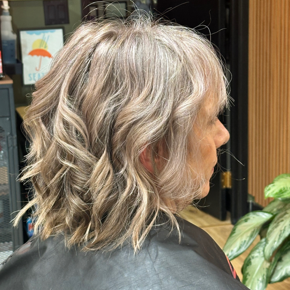 Grey Blending at Rebel hair in Redmond, WA