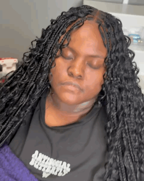 Medium Boho Knotless Mastermix at Braided by Christy in Hattiesburg, MS