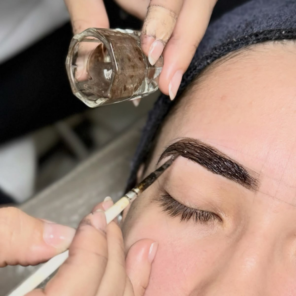 Brow Wax + Lamination + Tint at Glow Nails and Beauty Bar in San Antonio, TX