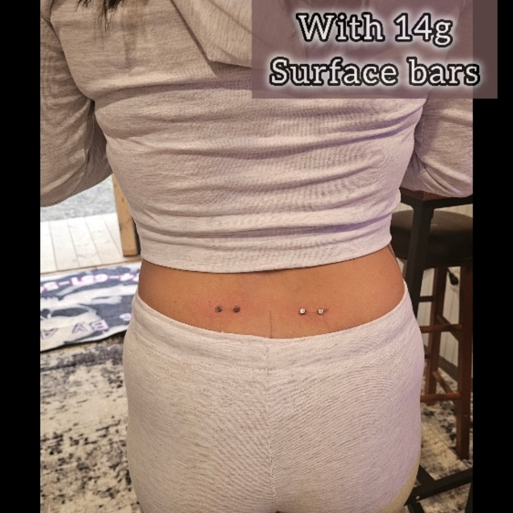 Back Surface Piercings at Piercings By Autumn in New Castle, PA