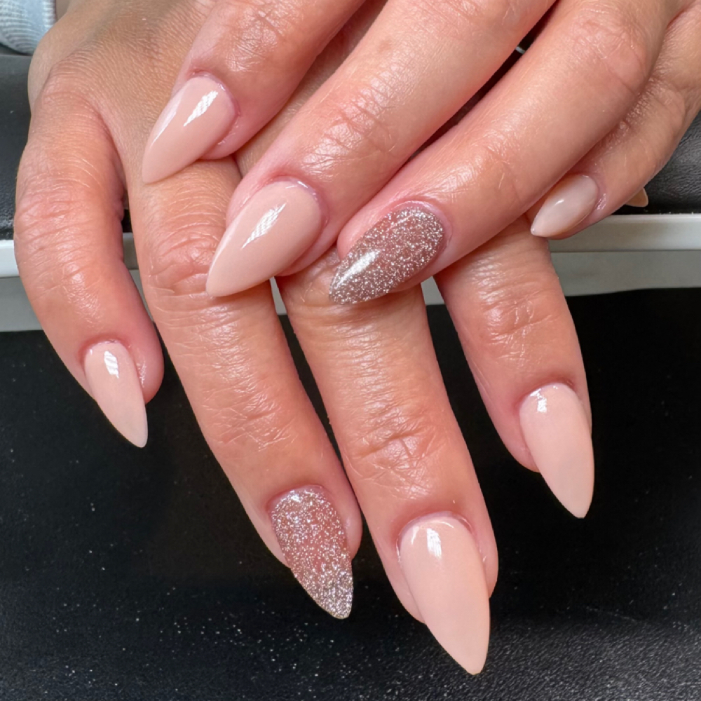 Gel X Fill/ Minimal Design at Jacynda’s Beauty Haven in Rockford, IL