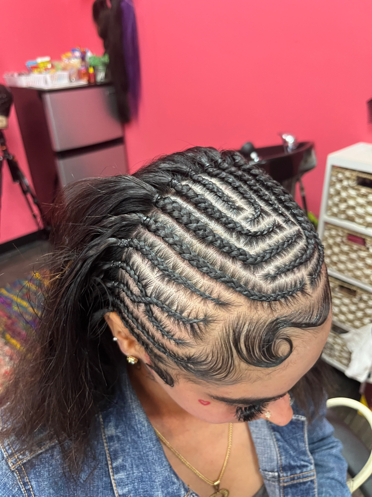 Freestyle Front Braids