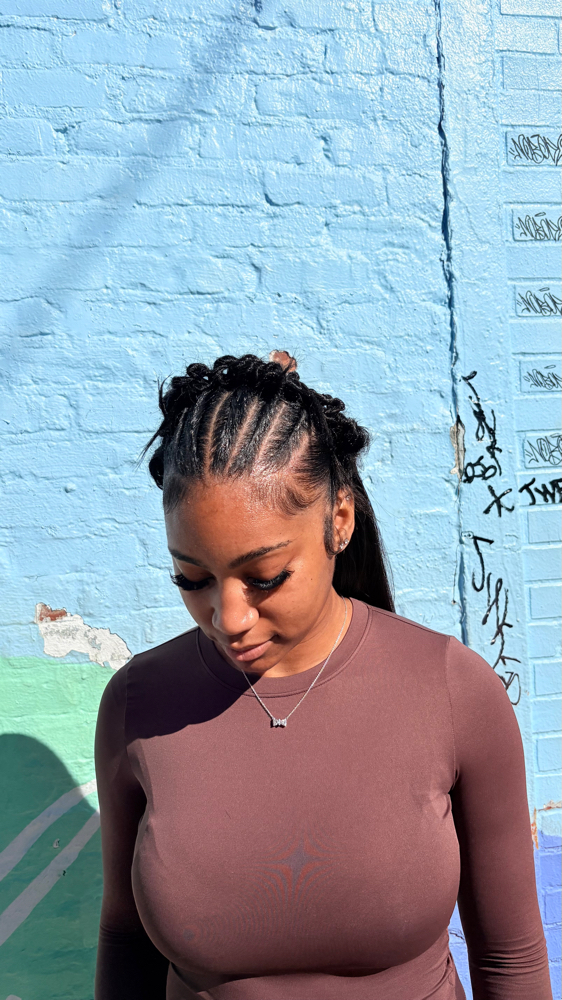 Flat Twist Half Up Half Down at Camryn Lucas in Atlanta, GA