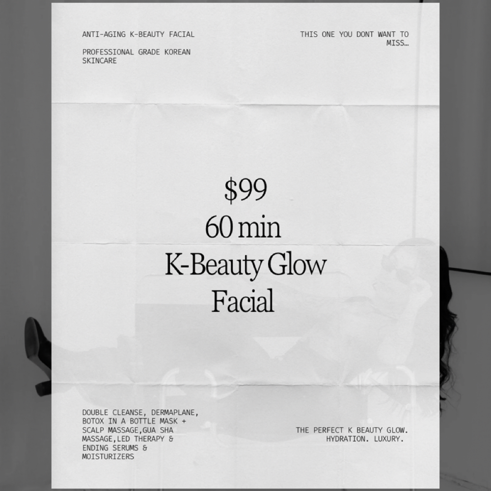 K-Beauty Glow Facial (June promo) at Chicana Esthetics in Spokane, WA