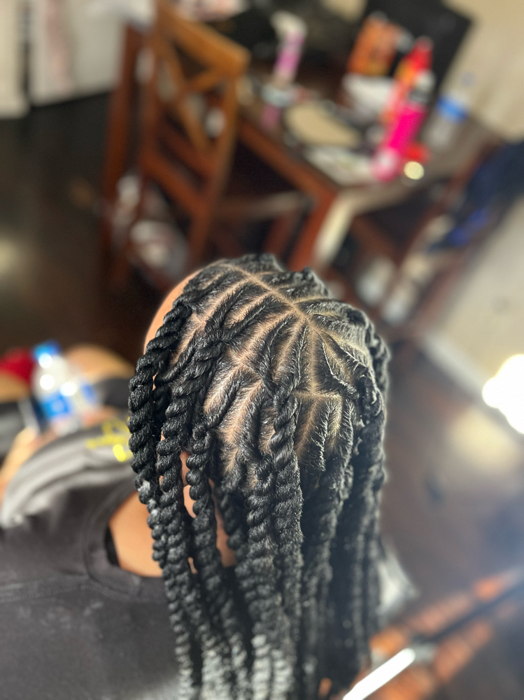 Invisible locs Mid-Back