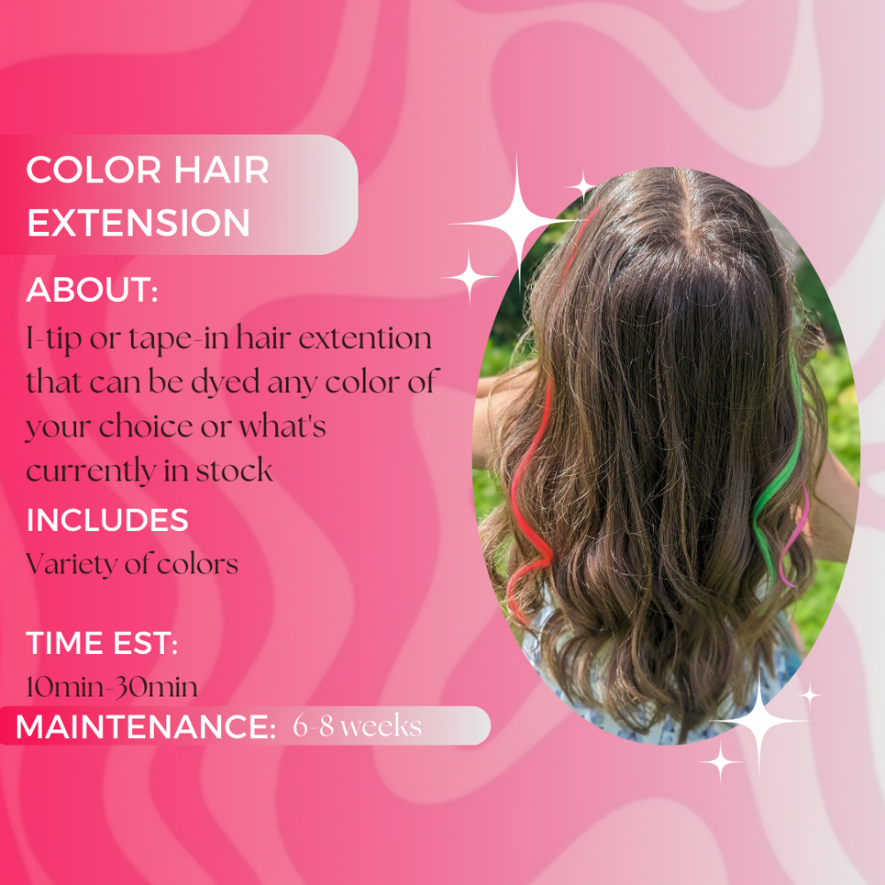 Colored Hair Extension ✨