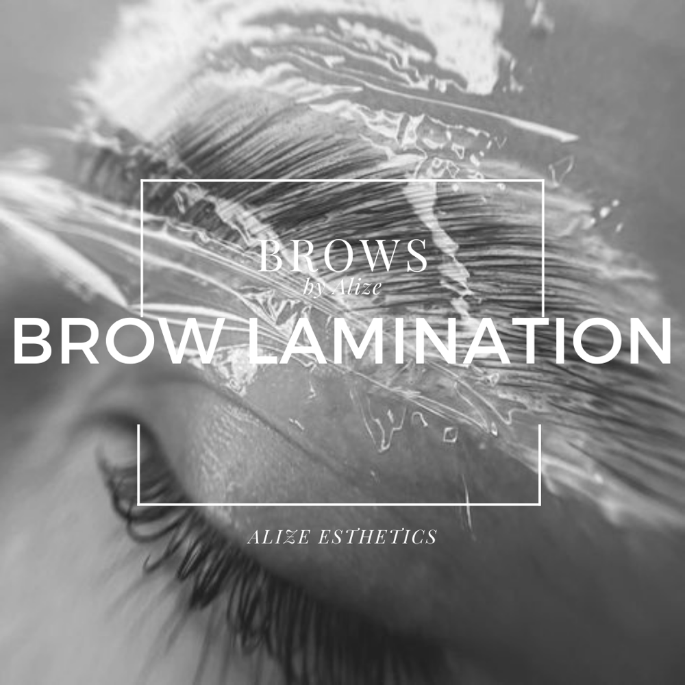 Brow Lammiation + Wax + Stain