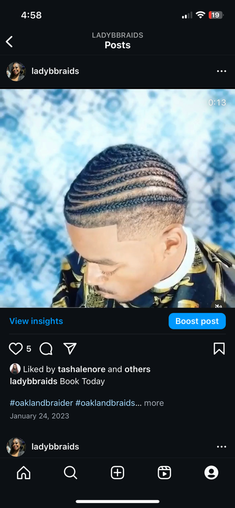 Men Cornrows