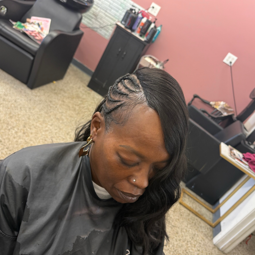 Partial Sewin at Danielle@ Hair Therapy in Salisbury, NC