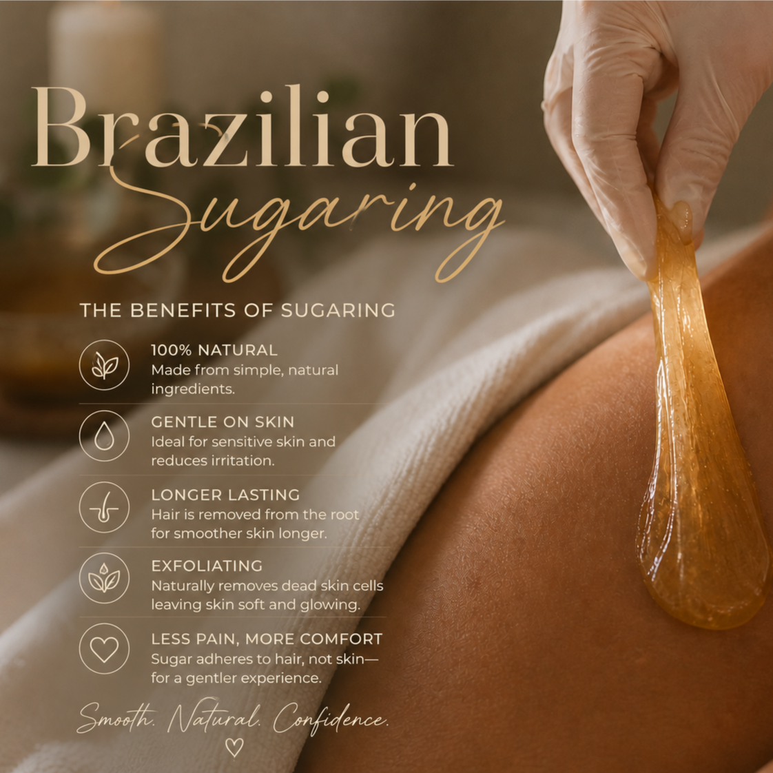 Brazilian Sugaring at Sunset Glow Sugar & Skin in San Diego, CA
