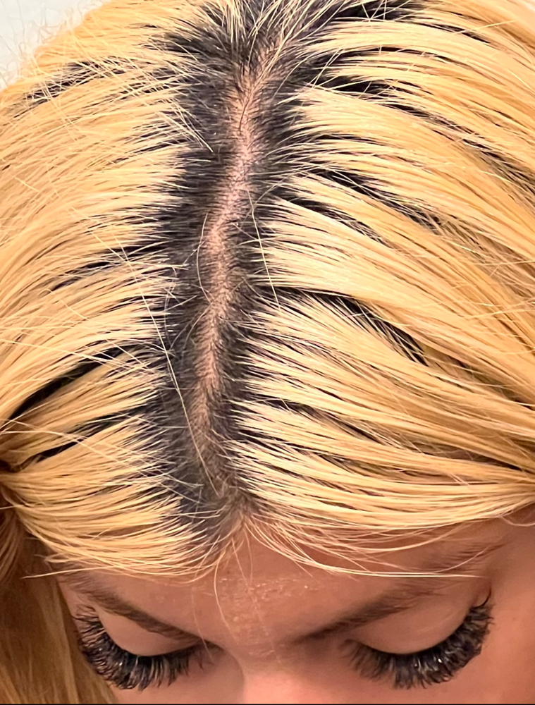 Bleach Retouch Only (No Haircut)