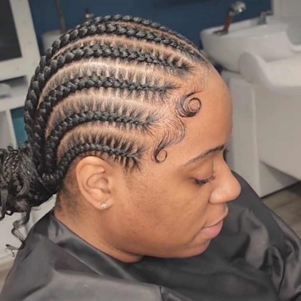 10 Stitch Braids at The Braid Lounge in Burlington, NC
