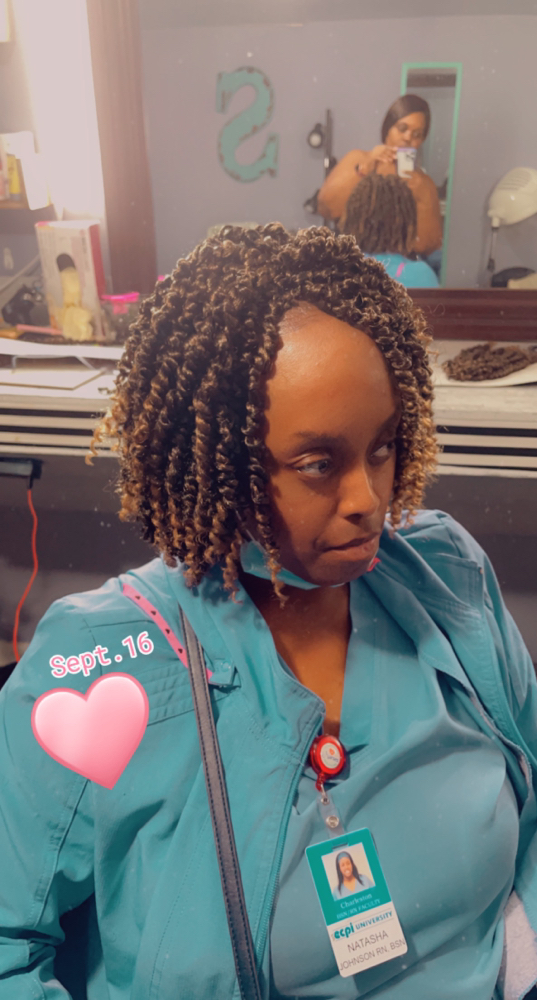 Crochet (pre-looped, box braid)