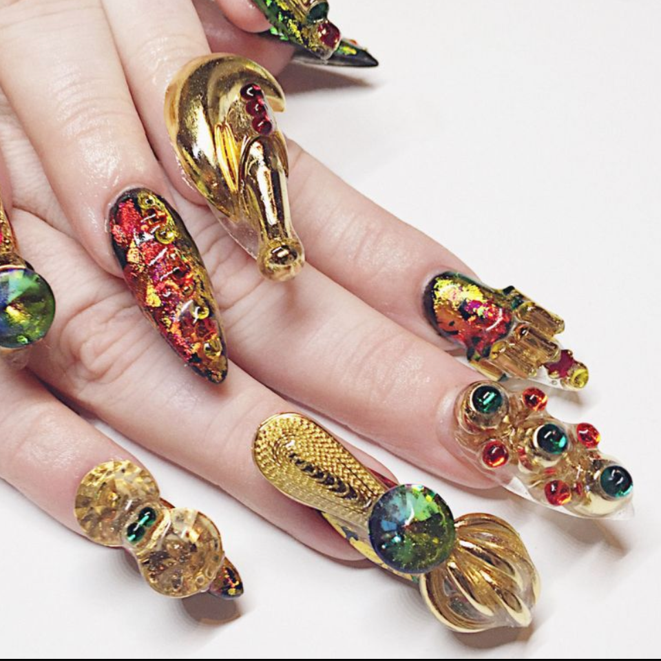 Design Tier 5 Luxury Nail Art at Cataleya's Nail Salon and Boutique in Phoenix, AZ