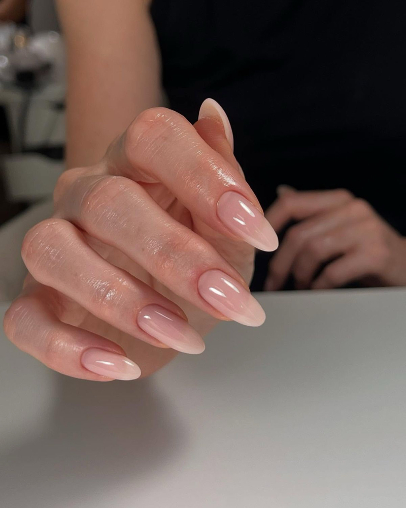 Russian Manicure (long Nails) at Nails Art by Polina Yerofeyeva in Monterey, CA