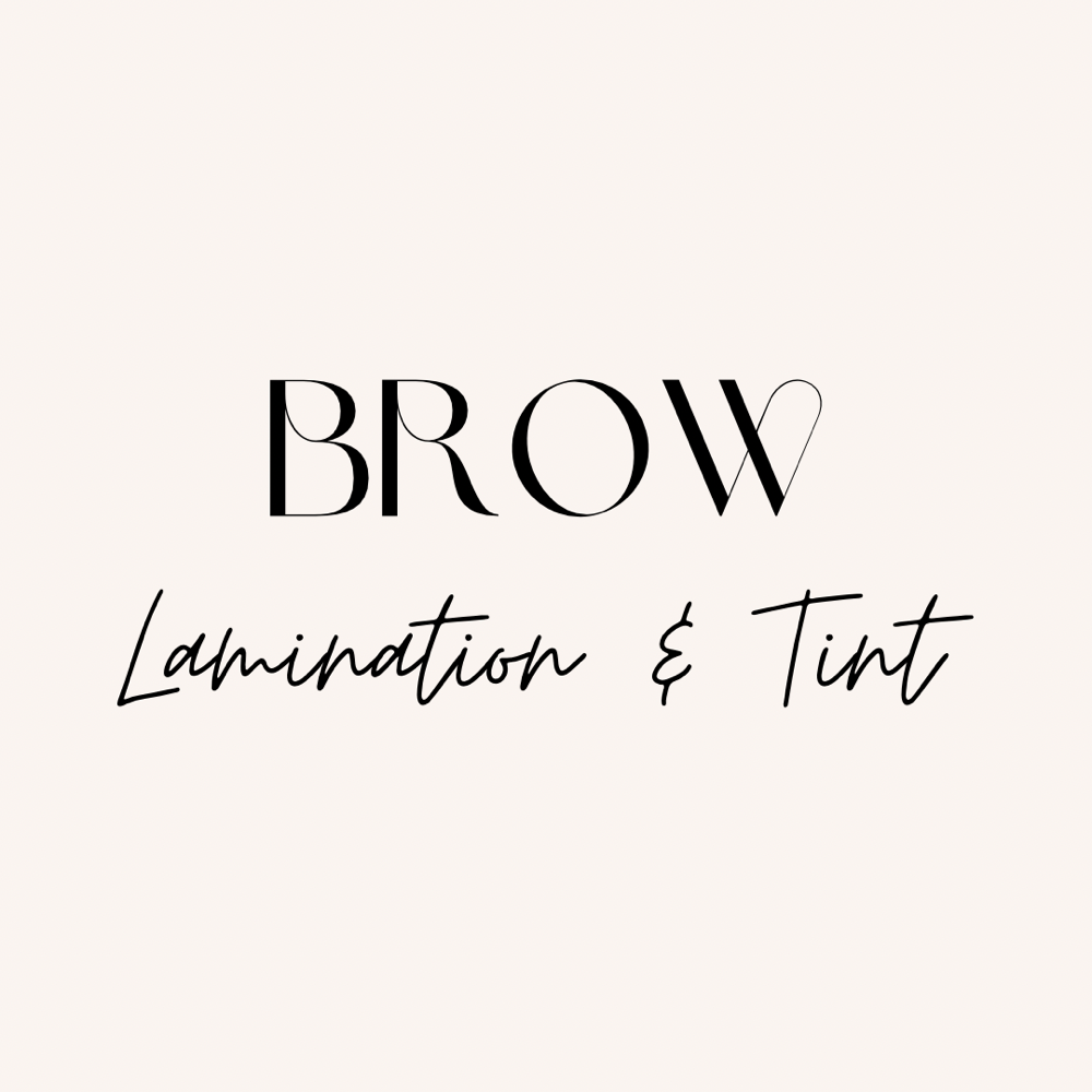 Brow Lamination & Tint