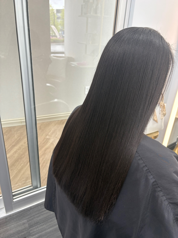 Permanent hair straightening