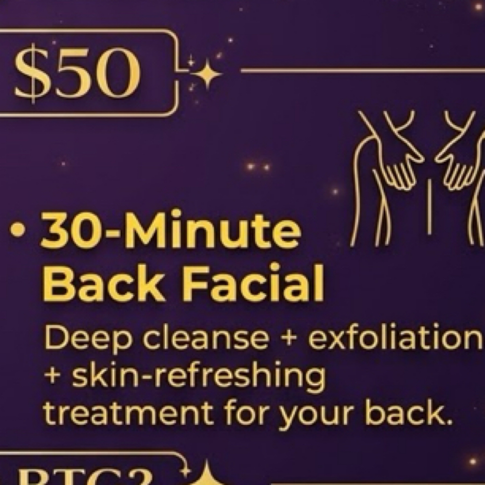 Labor Day Back Facial Special at Beyond the Glow Mobile Spa in Bradenton, FL