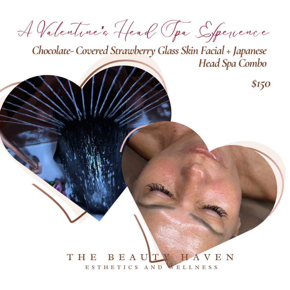 Valentine’s Facial + Head Spa Combo at The Beauty Haven Esthetics + Wellness in Gilmer, TX