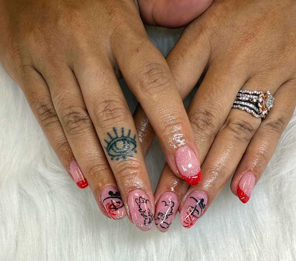 Polygel Overlay Mani