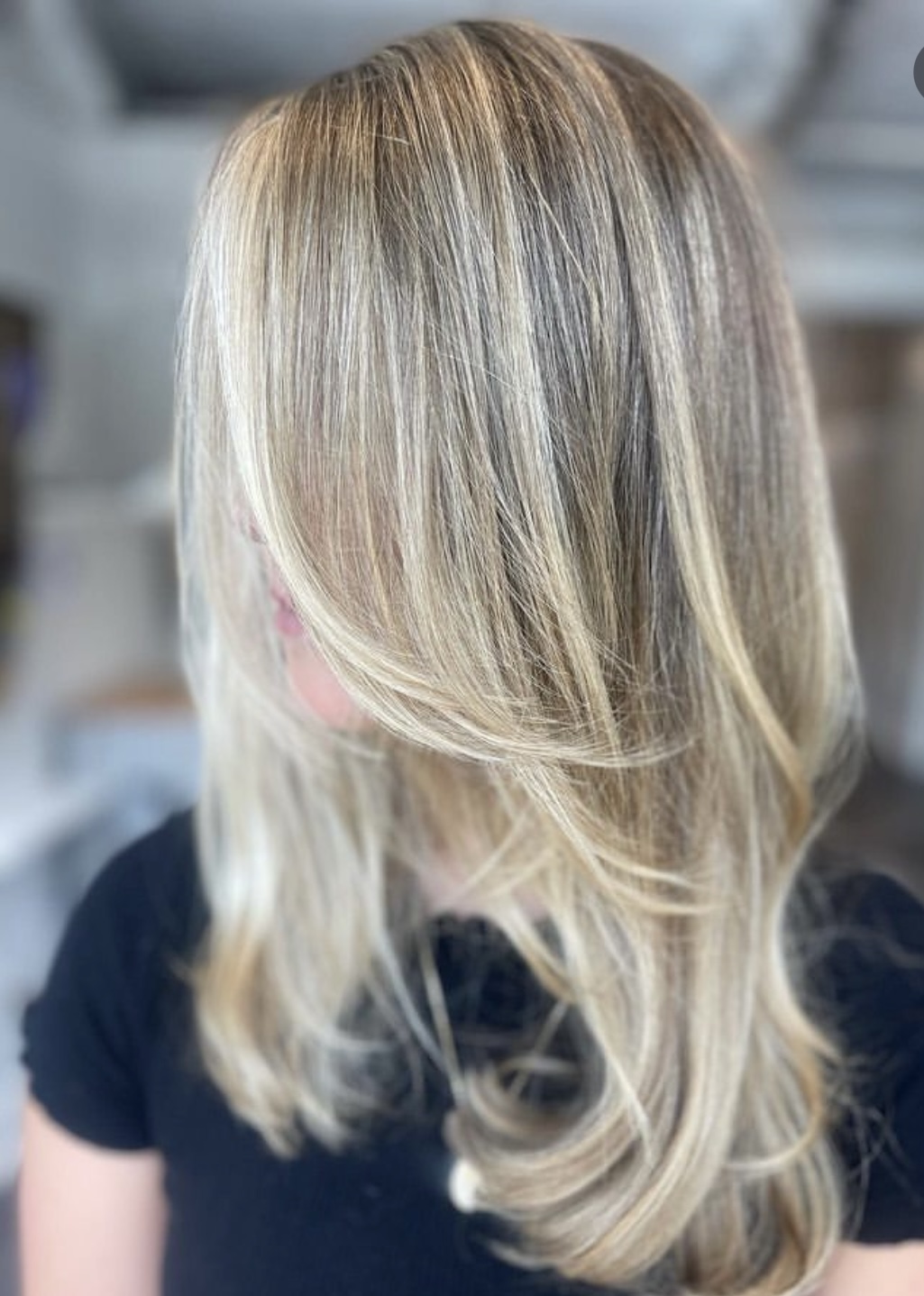 Partial Balayage + Blowout