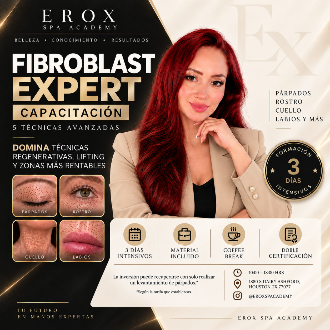 TRAINING FIBROBLAST at EROXSPA in Houston, TX