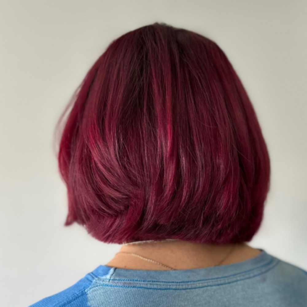Vivid & Blonde Root Touch Up at Izzy_xhair in Downey, CA