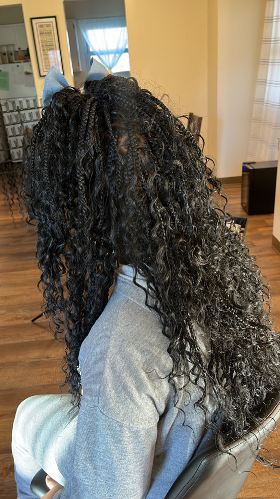 Boho Knotless Braids