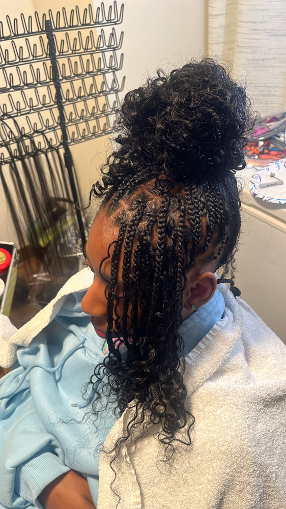 Boho Knotless Braids