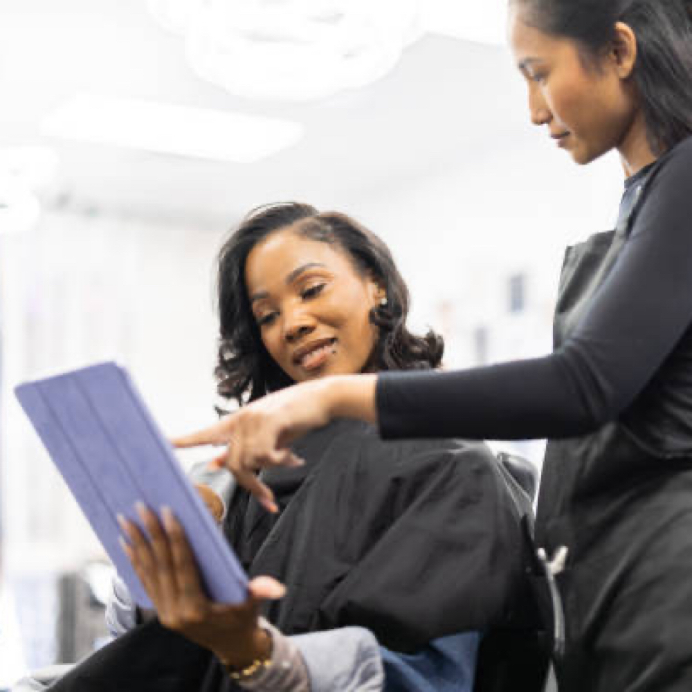 Consultation at Hair By Truluvly in Gladstone, MO