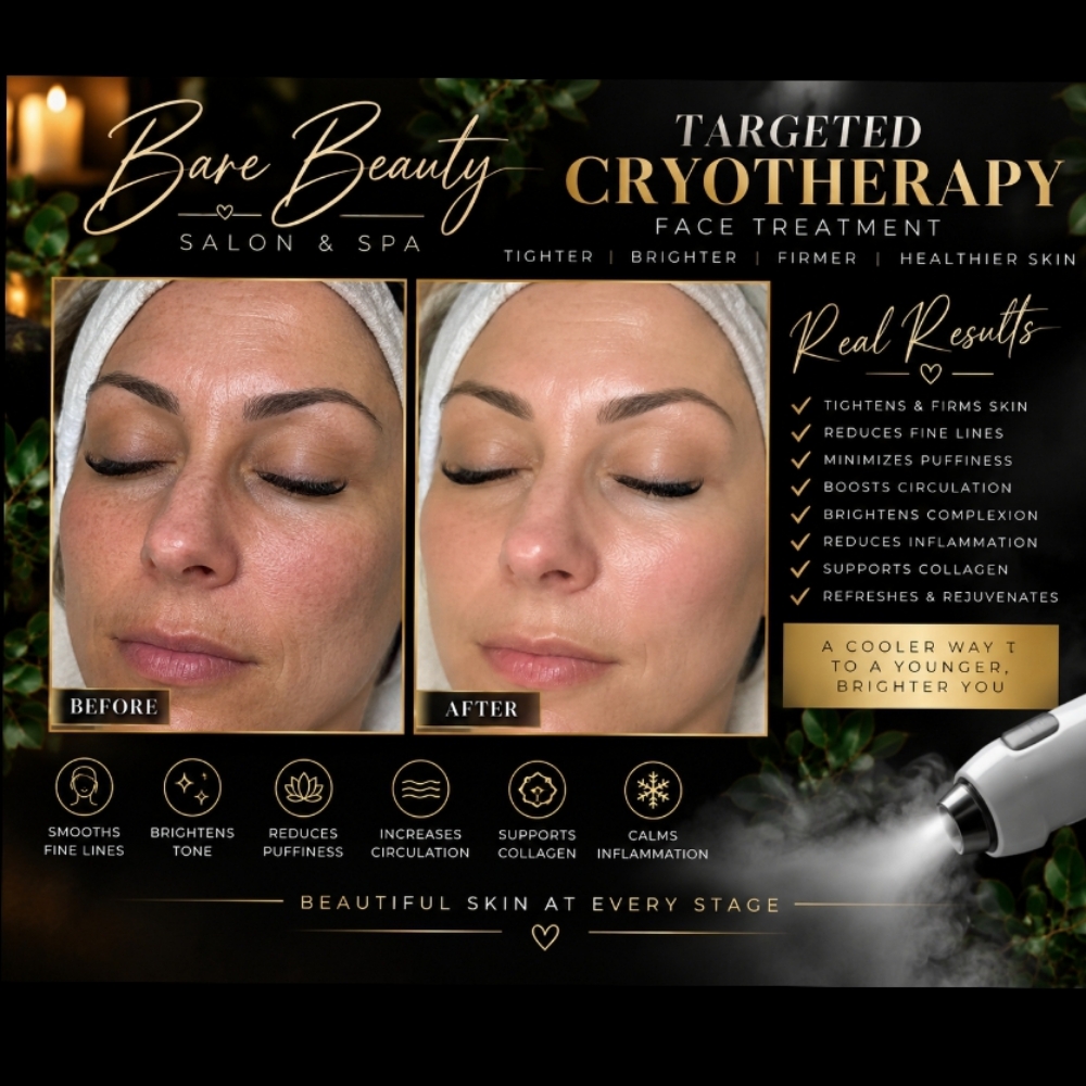 Cryo Face & Neck at Bare Beauty Salon & Spa in Fort Smith, AR