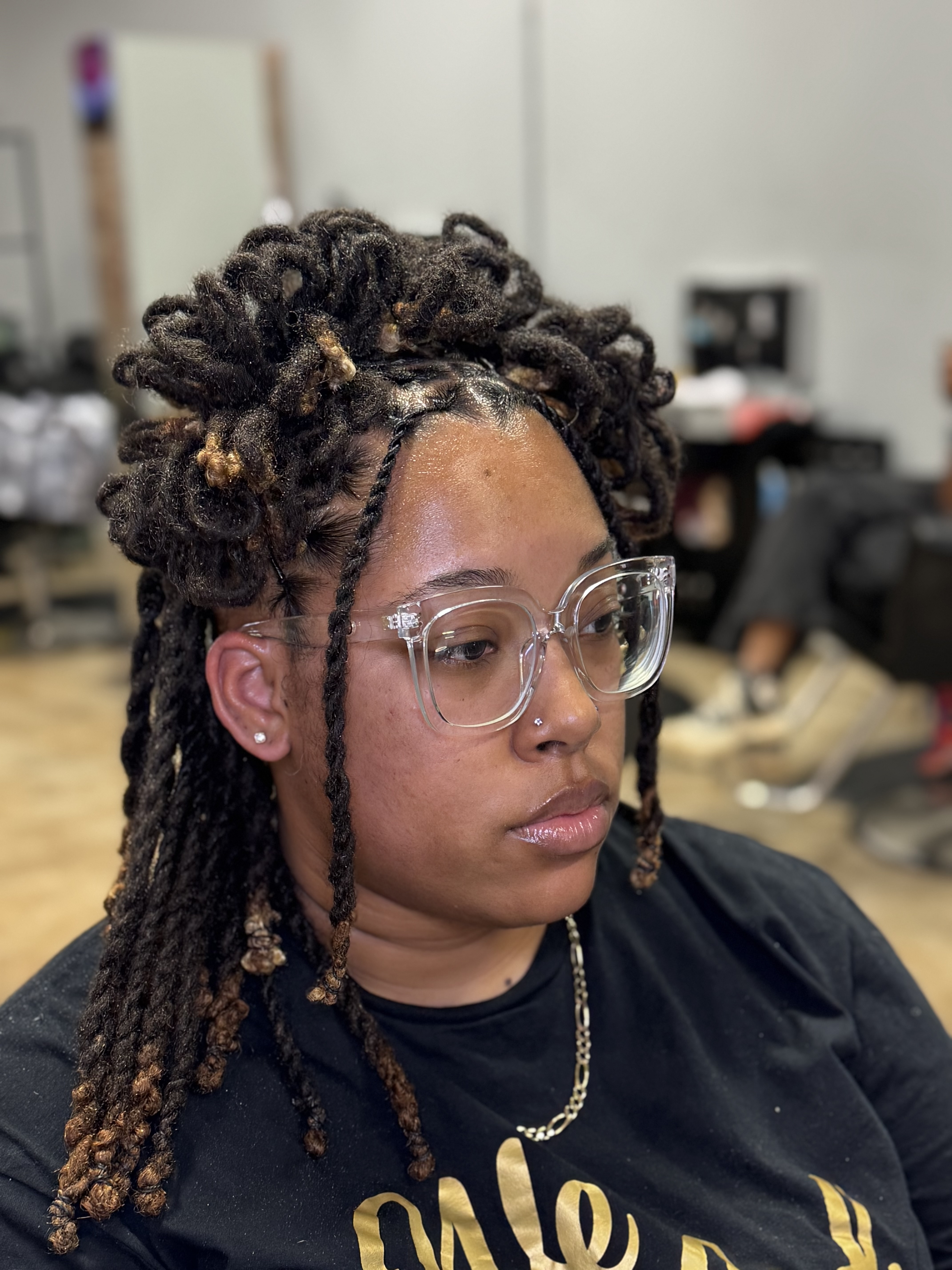 Retwist & Petal Bun at Josiey Styles in Bossier, LA