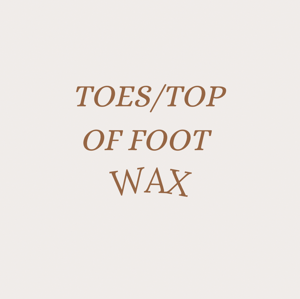 Toe/Top Of Foot Wax at Saddle Up Waxing in Burley, ID