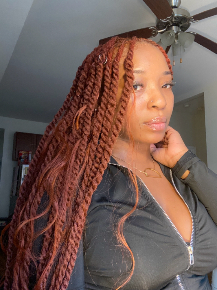 Marley Twists Over Locs