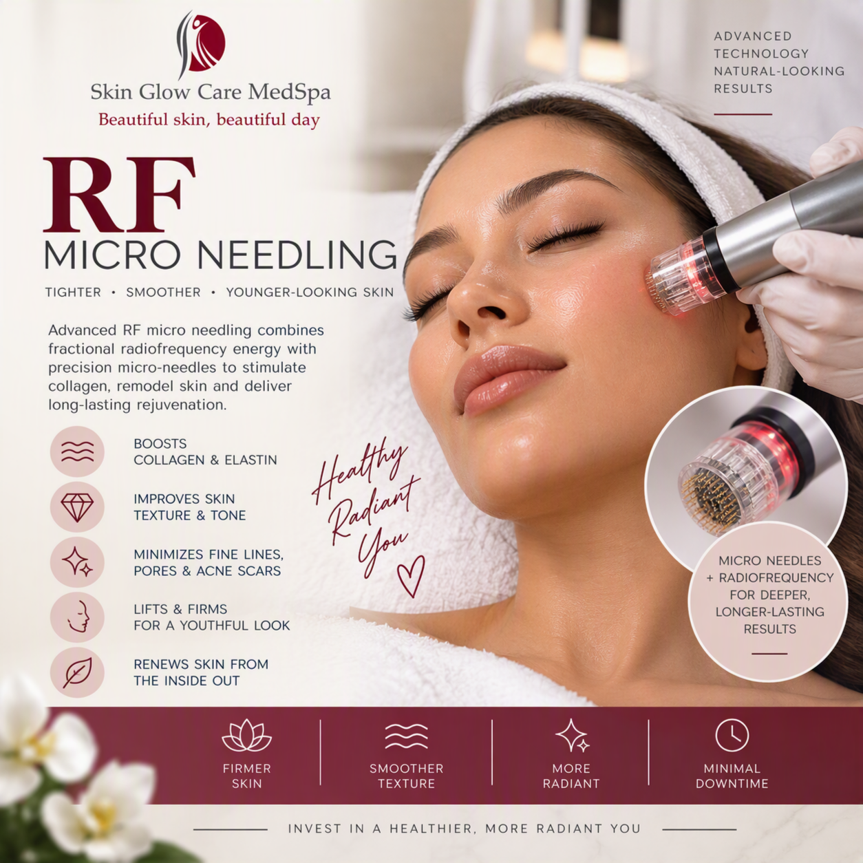 RF Micro Needling at Skin Glow Care MedSpa in Modesto, CA