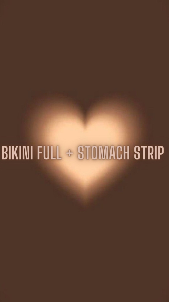 Bikini Full + Stomach Strip