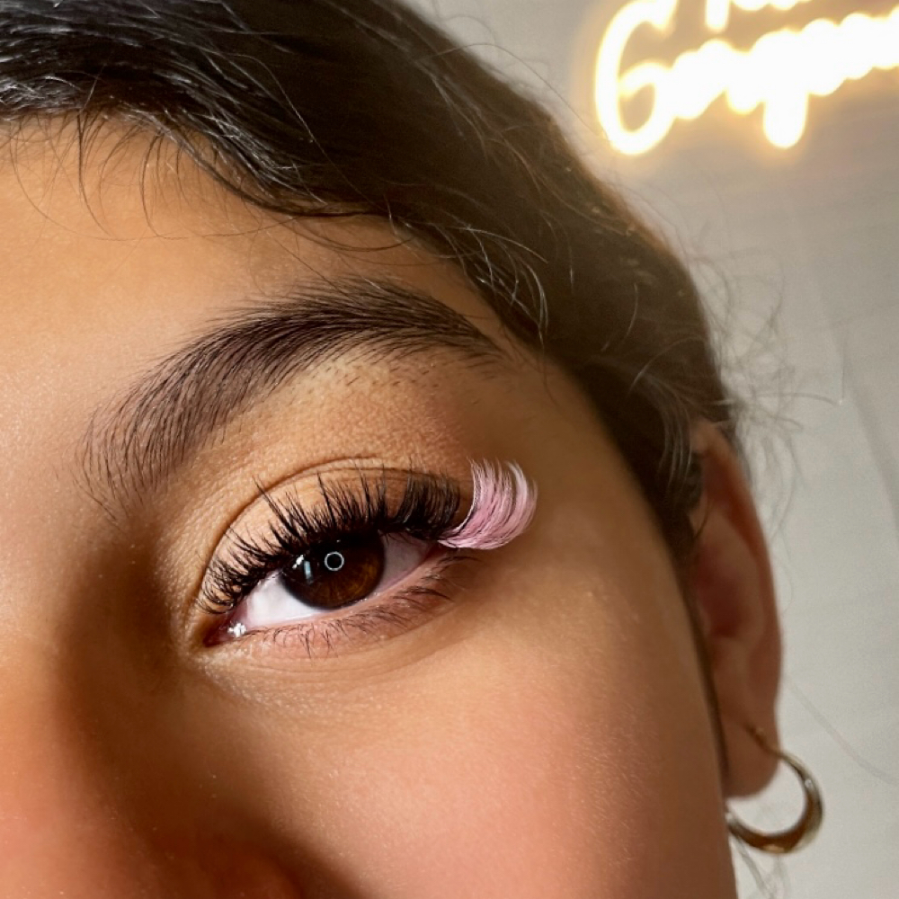 Add-On Colored Lashes at Arabella Aesthetics in Sanford, NC