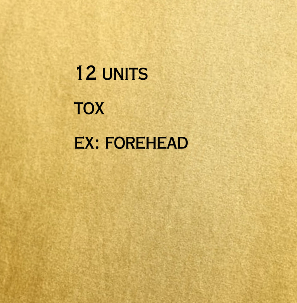12U Botox Frontalis