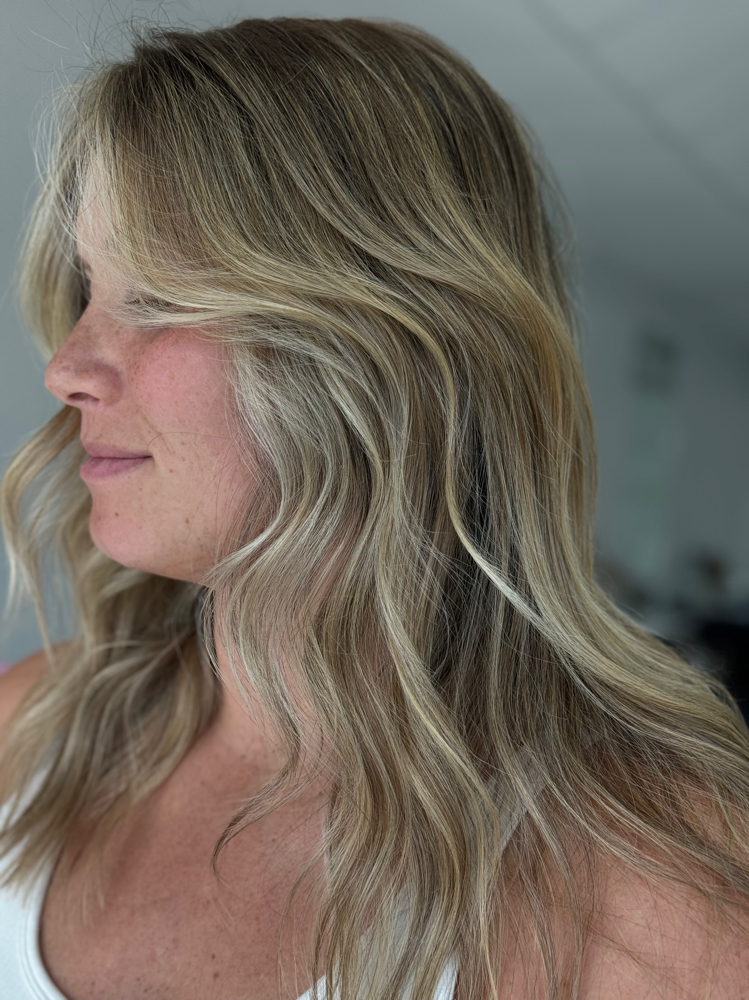 Half Head Highlight & Haircut