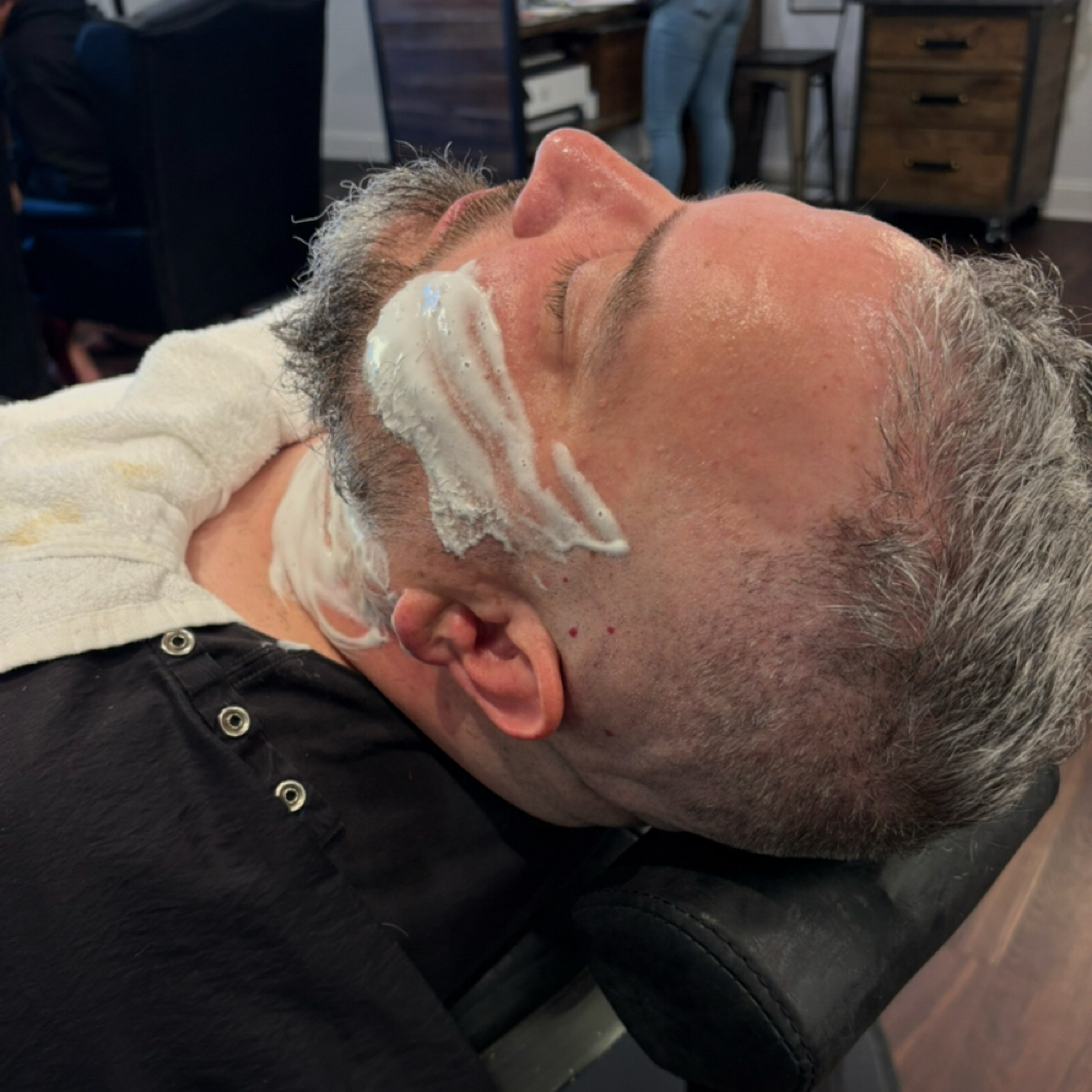 Haircut and Face Shave at Iron&Oak Barber Lounge,LLC in Marlton, NJ